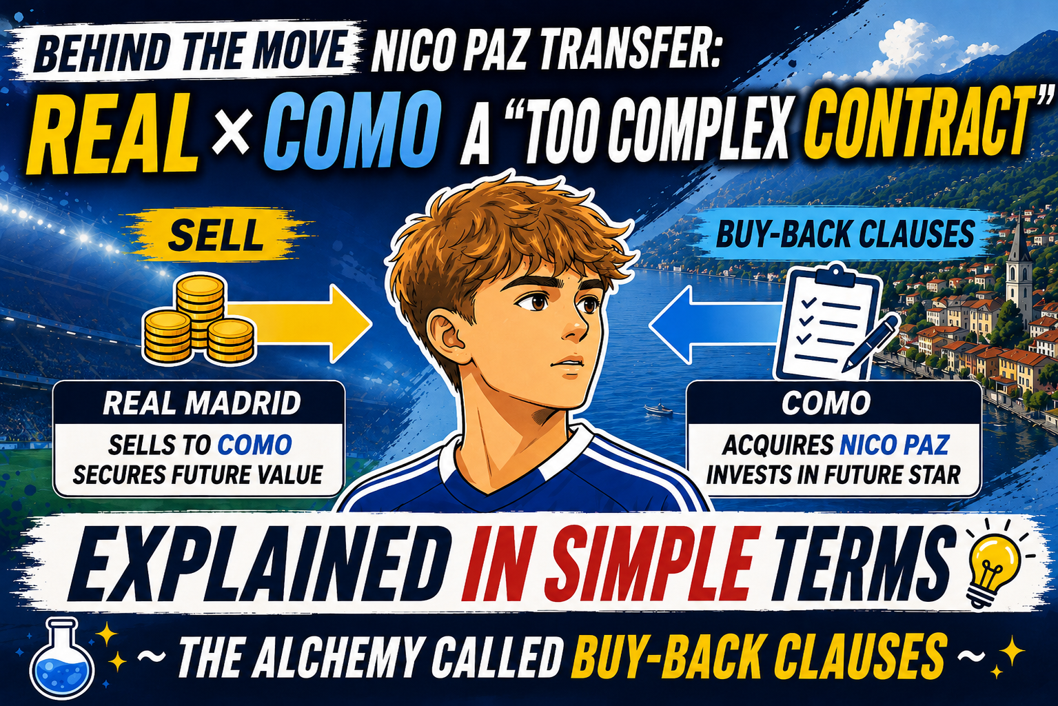 [Behind the Transfer] The World's Clearest Guide to the “Absurdly Complicated” Contract Between Real Madrid and Como Over Nico Paz — The Alchemy of the Buyback Clause