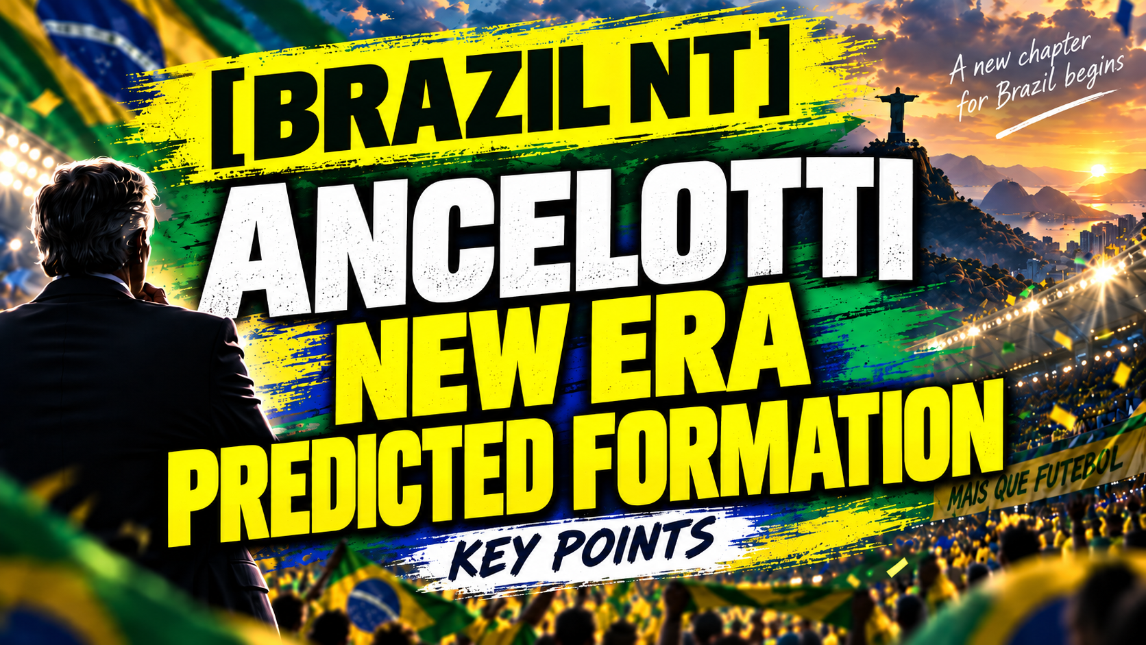 [Brazil] Predicted Formations for Ancelotti's New Cycle — Main A-Team for the First Australia Game, a Fully Rotated B-Team for the Second